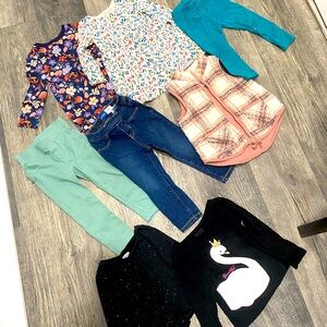 Lot of fall & winter clothes girls 2T